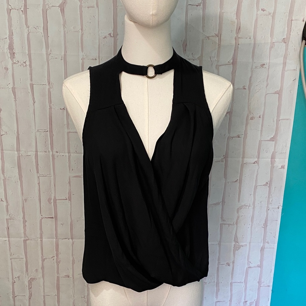 Free People So Fine Wrap Choker Tank Top size XS